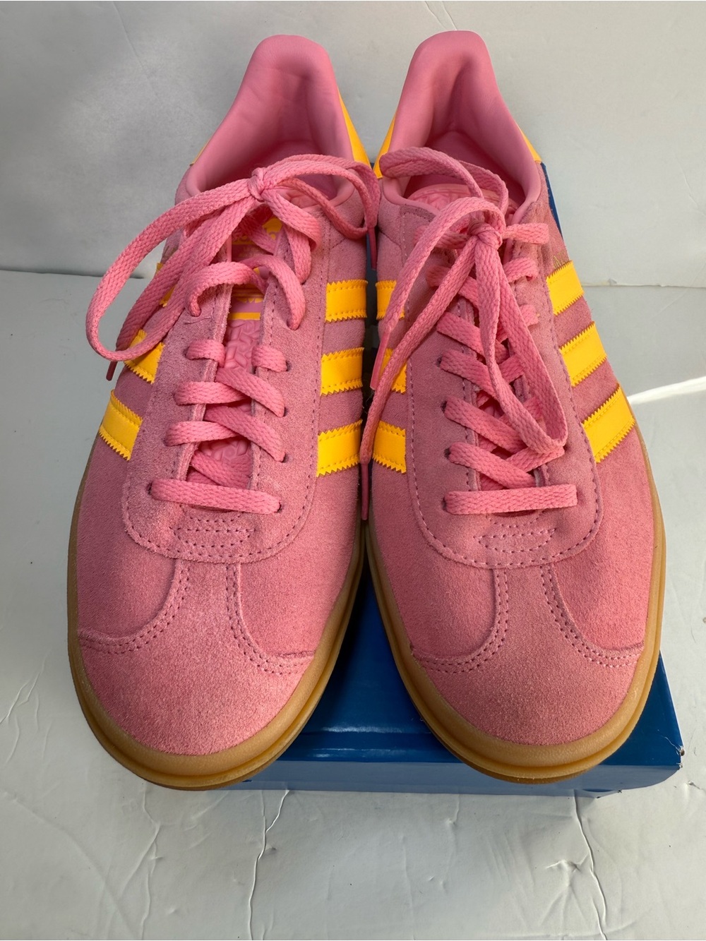 Adidas Gazelle Bold Sneakers - Pink / Orange - Women’s 8.5 - IF4498 - New - Picture 4 of 7